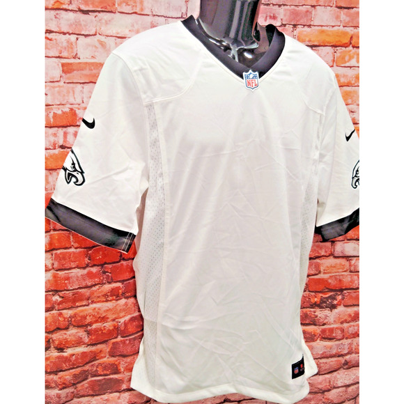 Philadelphia Eagles Jersey Women's Medium White Nike NFL Football Sports V Neck - Picture 2 of 5